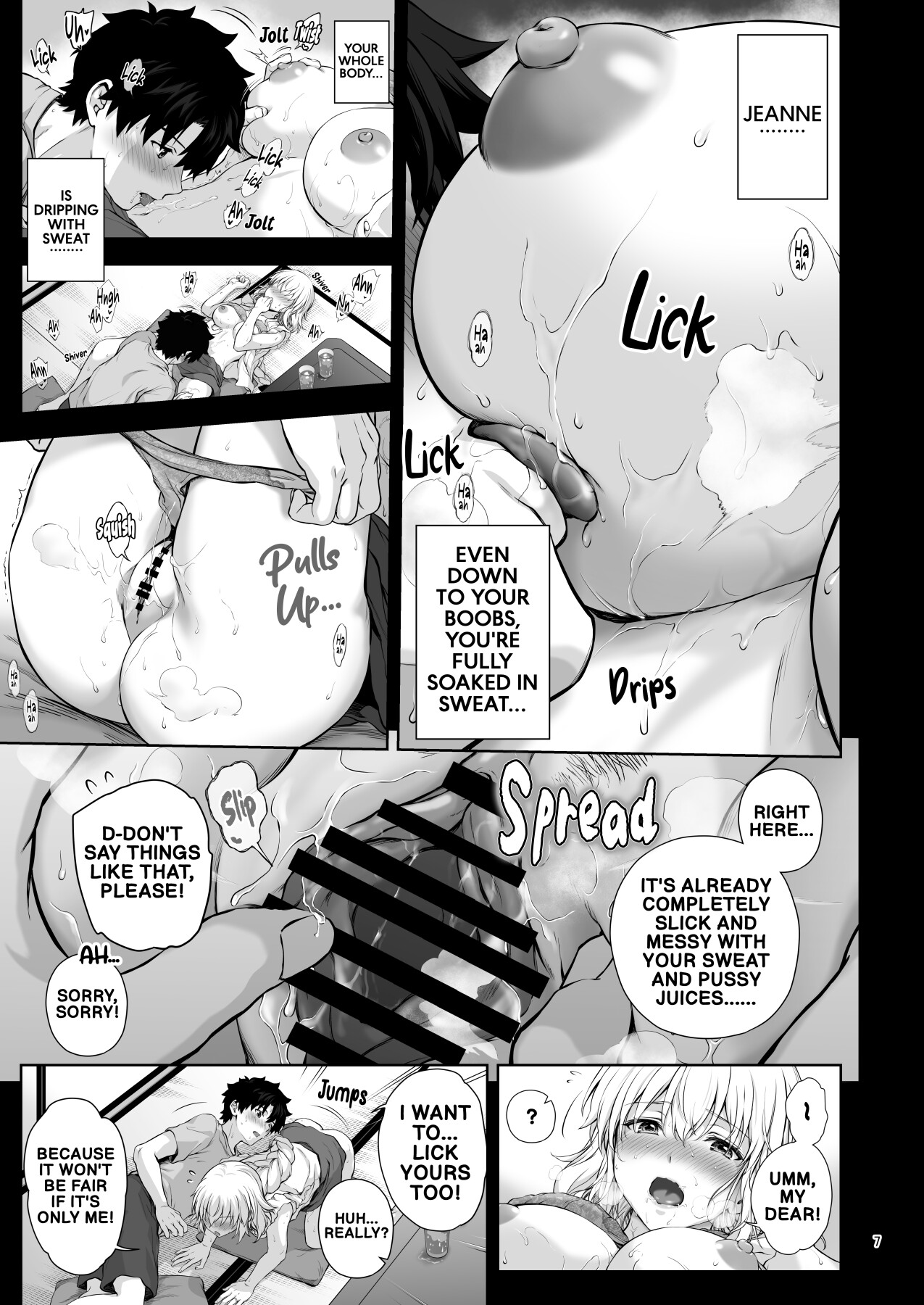 Hentai Manga Comic-On a hot summer day, me and my newlywed wife Jeanne, made love!-Read-8